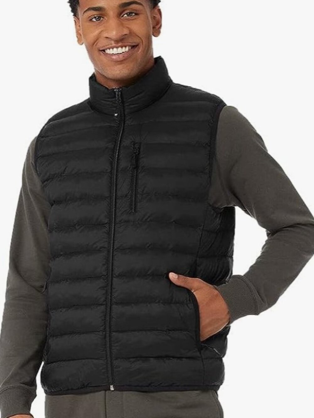 32 Degrees Heat Men's Puffer Vest Zp Up Size M